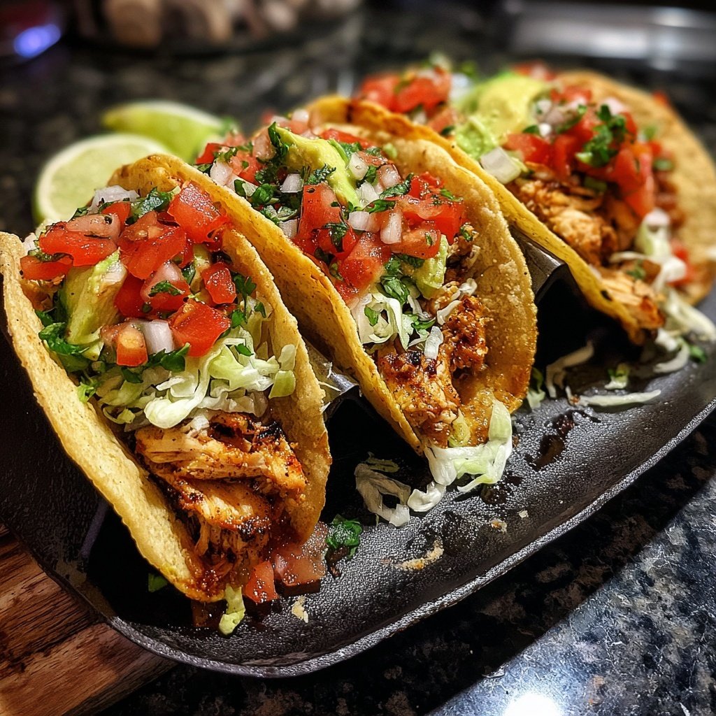Global Mexican Chicken Tacos