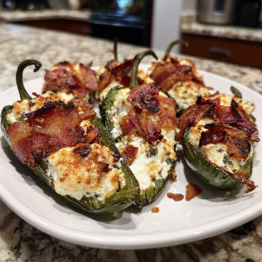 Jalapeño Popper Stuffed Peppers