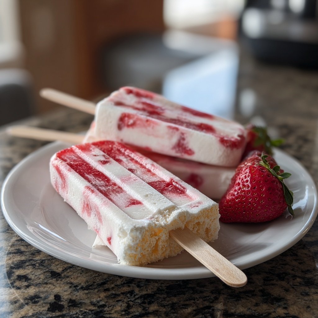Strawberry Shortcake Frozen Treats