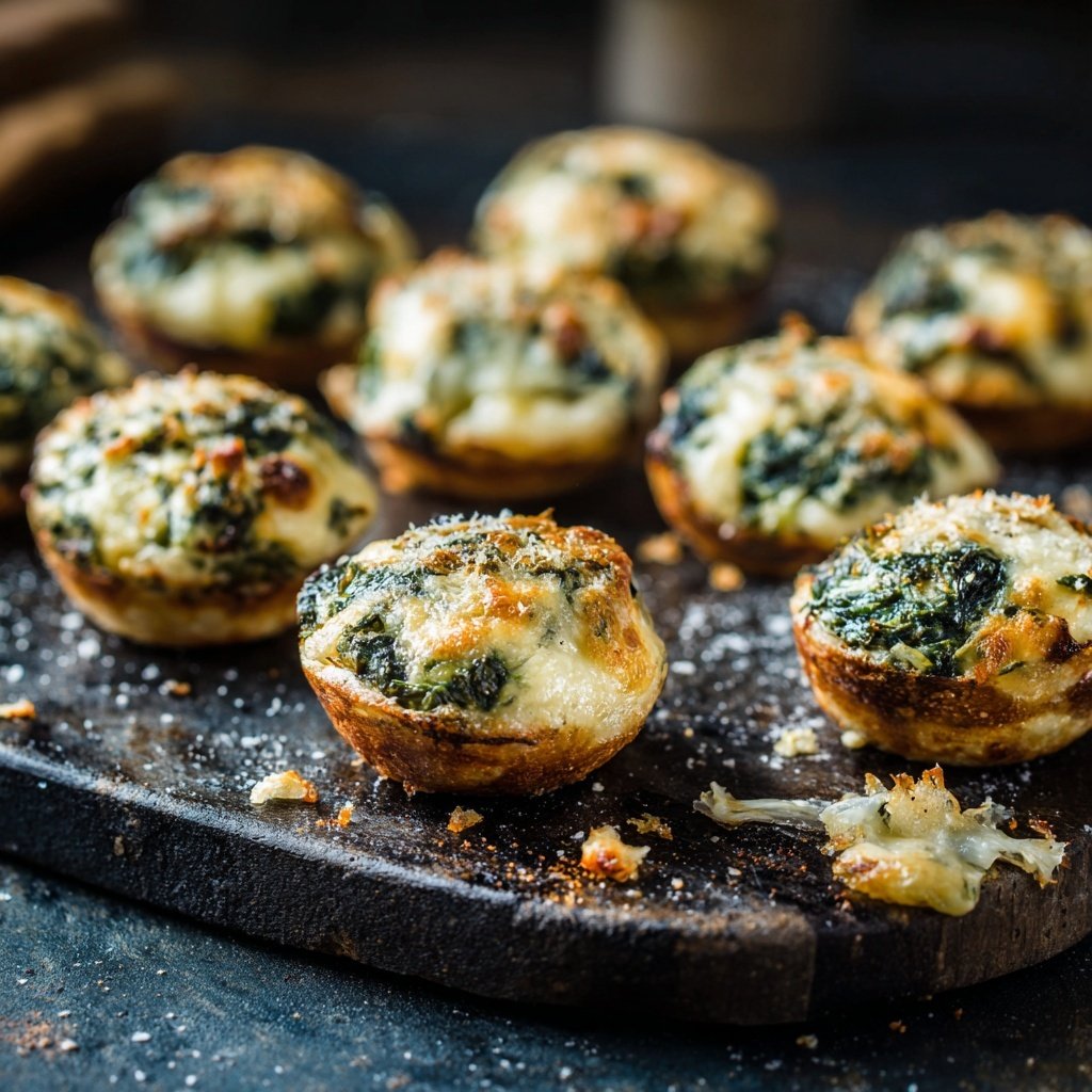 Savory Spinach and Cheese Bites