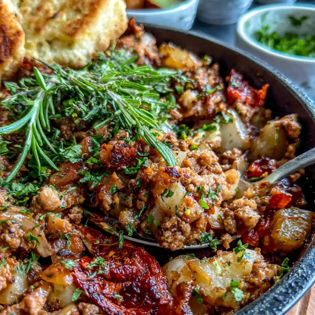 Turkey and Vegetable Skillet Meal