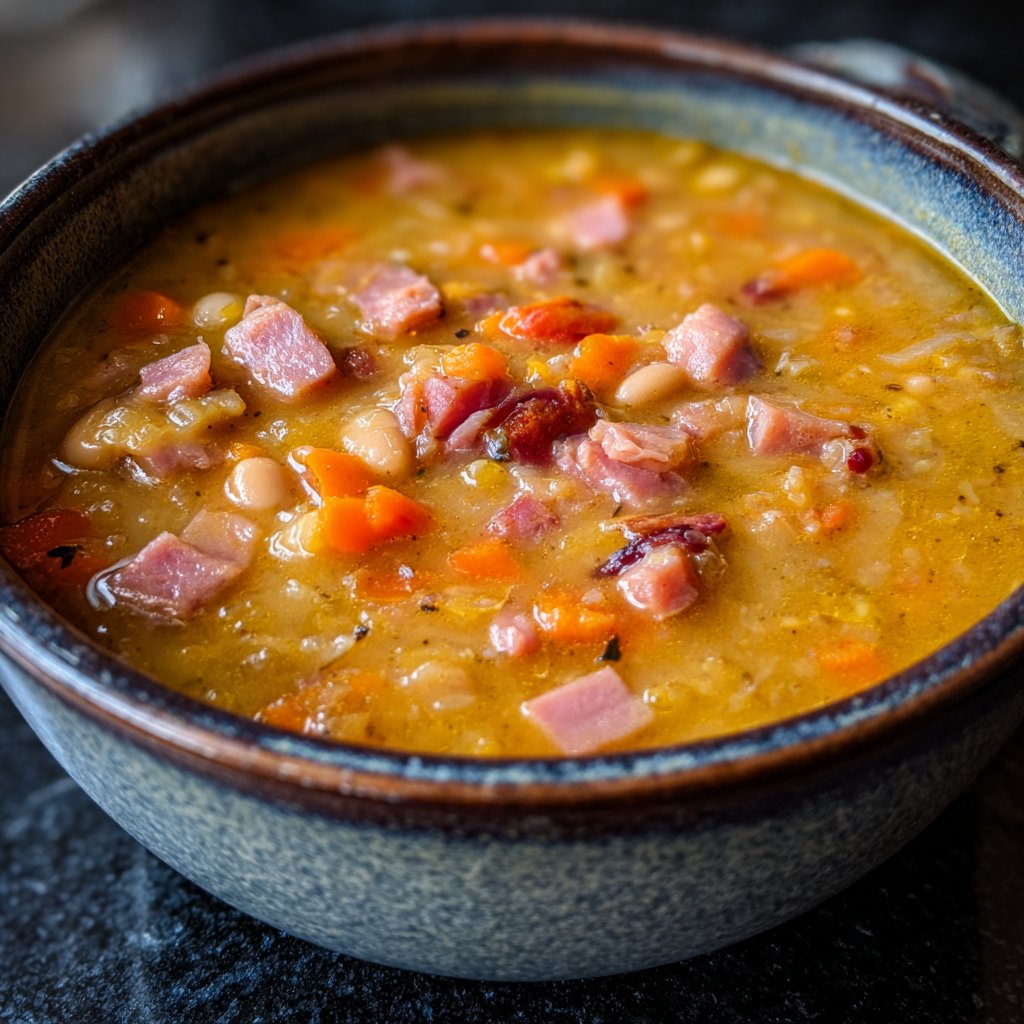 Hearty Ham and Bean Soup