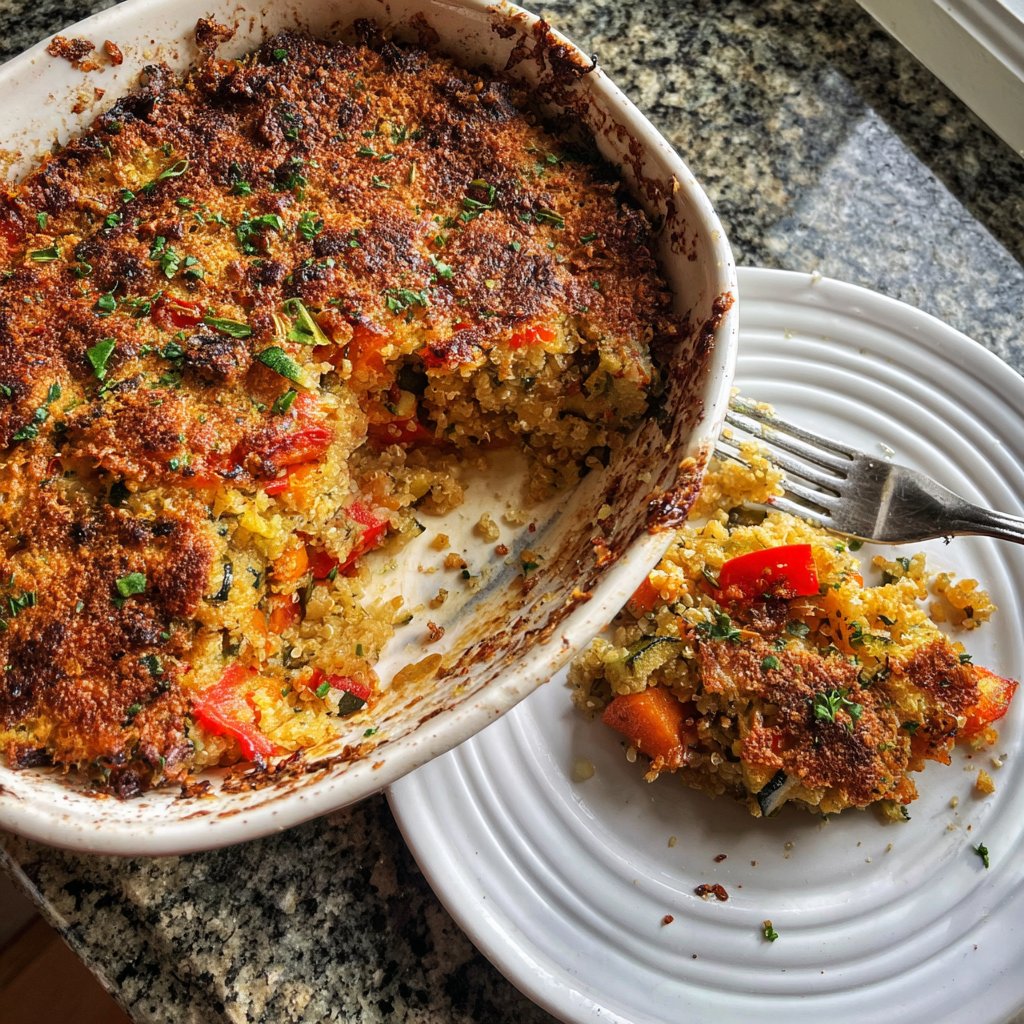 Savory Vegetable and Quinoa Bake