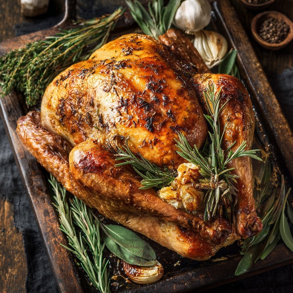 Festive Herb Roast Turkey