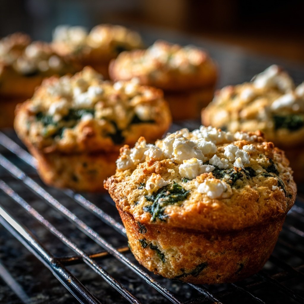 Savory Spinach and Feta Muffins
